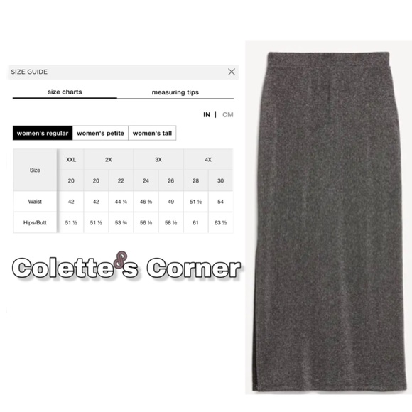 Old Navy High-Waisted Rib-Knit Silver Glittering Shine Maxi Side Slit Skirt - Picture 3 of 12